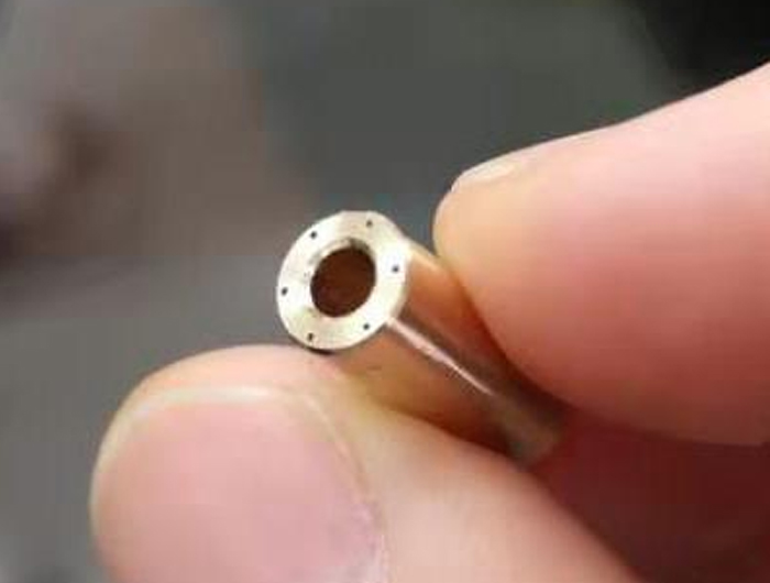 黄铜通信配件微孔加工案例